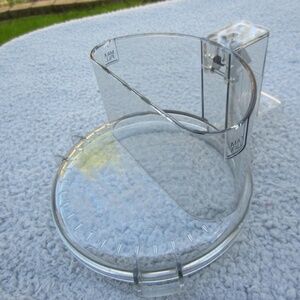 Cuisinart Food‎ Processor DLC-2007N WBN Work Bowl Cover & Large Feed Tube
